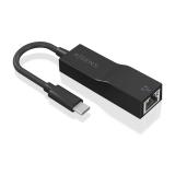 AISENS - Conversor USB3.1 Gen1 USB-C a Ethernet Gigabit 10/100/1000 Mbps, Negro, 11 cm