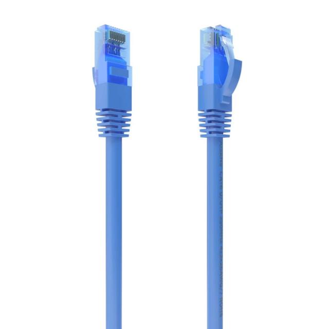 AISENS - Cable De Red Latiguillo RJ45 Cat.6 UTP AWG26 CCA, Azul, 1.0 m