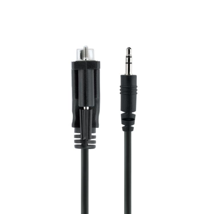 StarTech.com - Cable de 1m Serie DB9 a 3,5mm para la Configuración de Dispositivos Serie - Cable RS232 DB9 macho a 3,5 mm para C