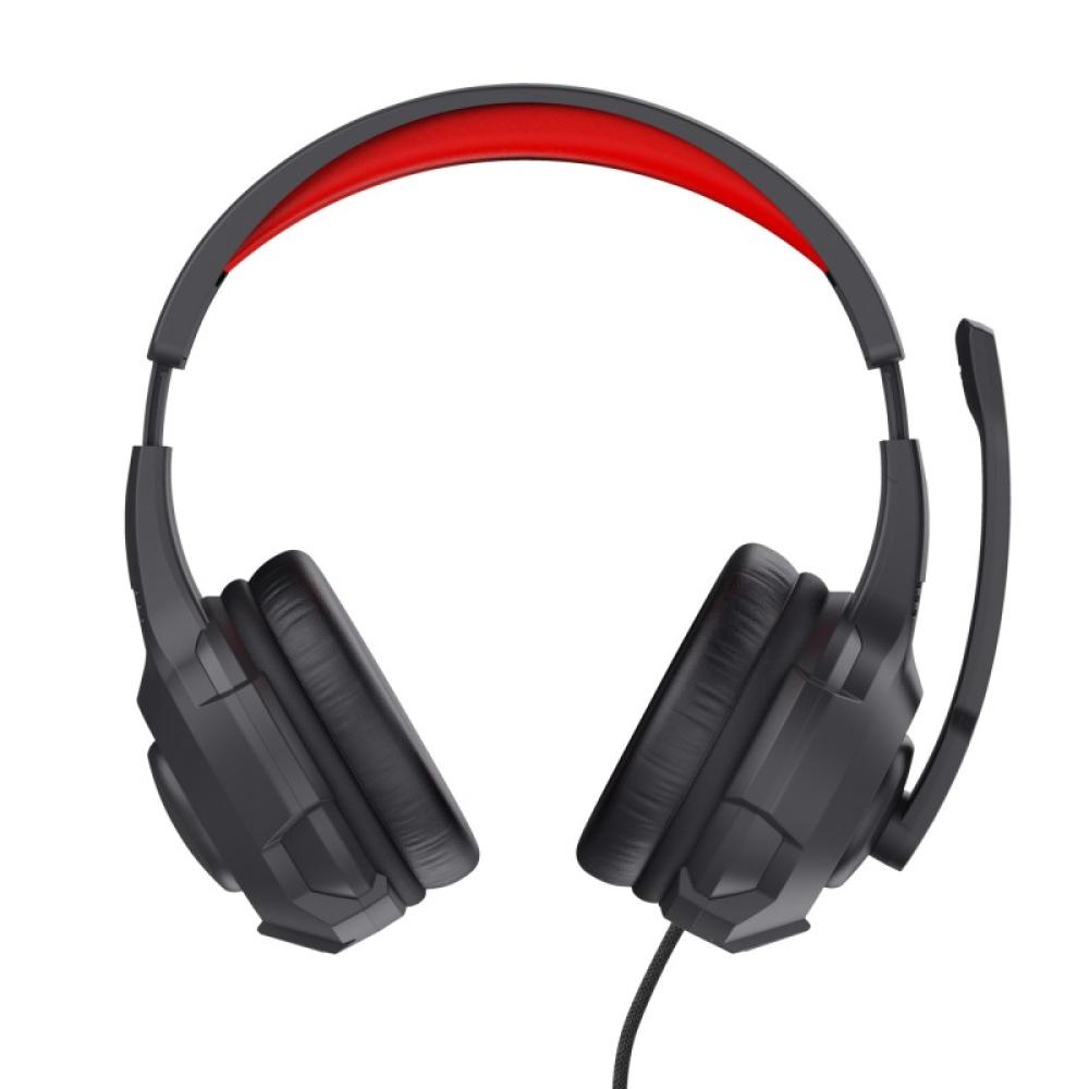 Trust - 24785 auricular y casco Auriculares Alámbrico Diadema Juego Negro, Rojo