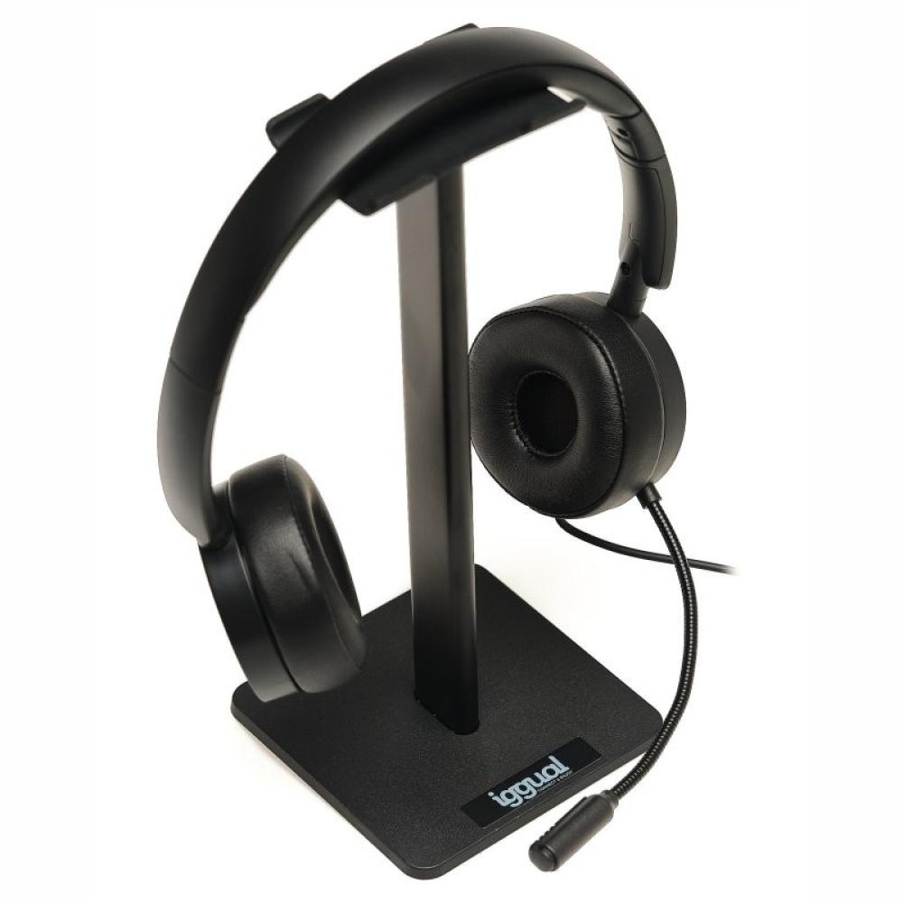 iggual - Kit auriculares Dual Tech + soporte SA22