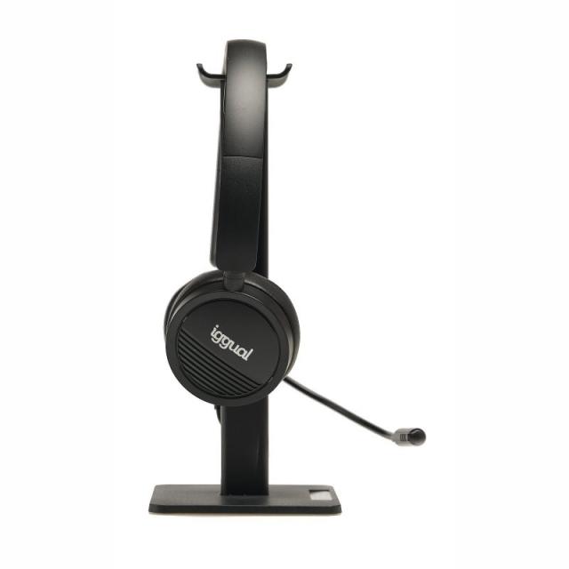 iggual - Kit auriculares Dual Tech + soporte SA22