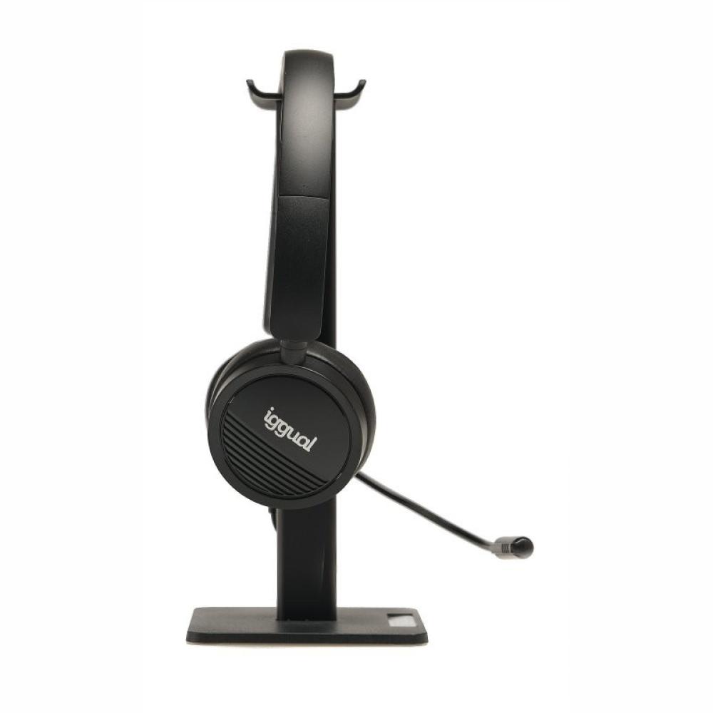 iggual - Kit auriculares Dual Tech + soporte SA22
