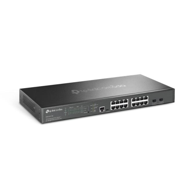 TP-Link - Omada SG3218XP-M2 switch Gestionado L2+ 2.5G Ethernet (100/1000/2500) Energía sobre Ethernet (PoE) 1U Negro