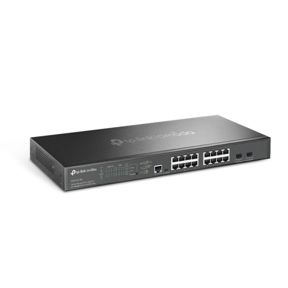 TP-Link - Omada SG3218XP-M2 switch Gestionado L2+ 2.5G Ethernet (100/1000/2500) Energía sobre Ethernet (PoE) 1U Negro