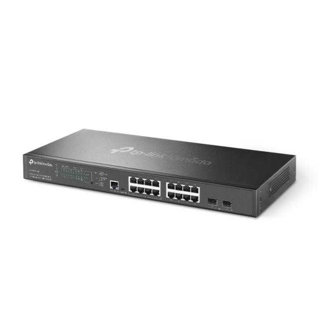 TP-Link - Omada SG3218XP-M2 switch Gestionado L2+ 2.5G Ethernet (100/1000/2500) Energía sobre Ethernet (PoE) 1U Negro
