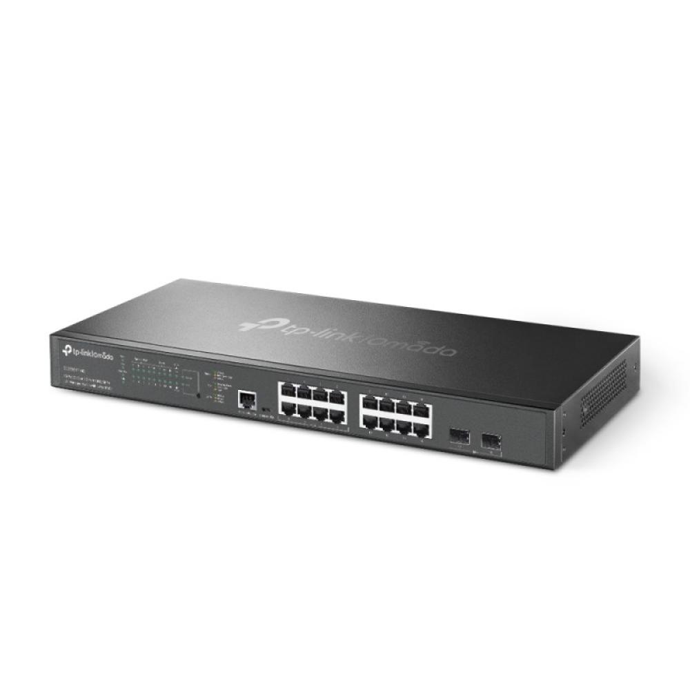 TP-Link - Omada SG3218XP-M2 switch Gestionado L2+ 2.5G Ethernet (100/1000/2500) Energía sobre Ethernet (PoE) 1U Negro