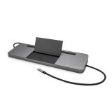 i-tec - Metal USB-C Ergonomic 4K 3x Display Docking Station + Power Delivery 85 W