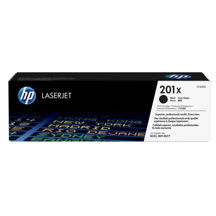 HP - Cartucho de tóner original LaserJet 201X negro de alta capacidad