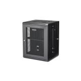 StarTech.com - Armario Rack de Pared para Servidores 15U 19" 4 Columnas y Estante 1U - Rack de Servidores de Montaje en Pared co
