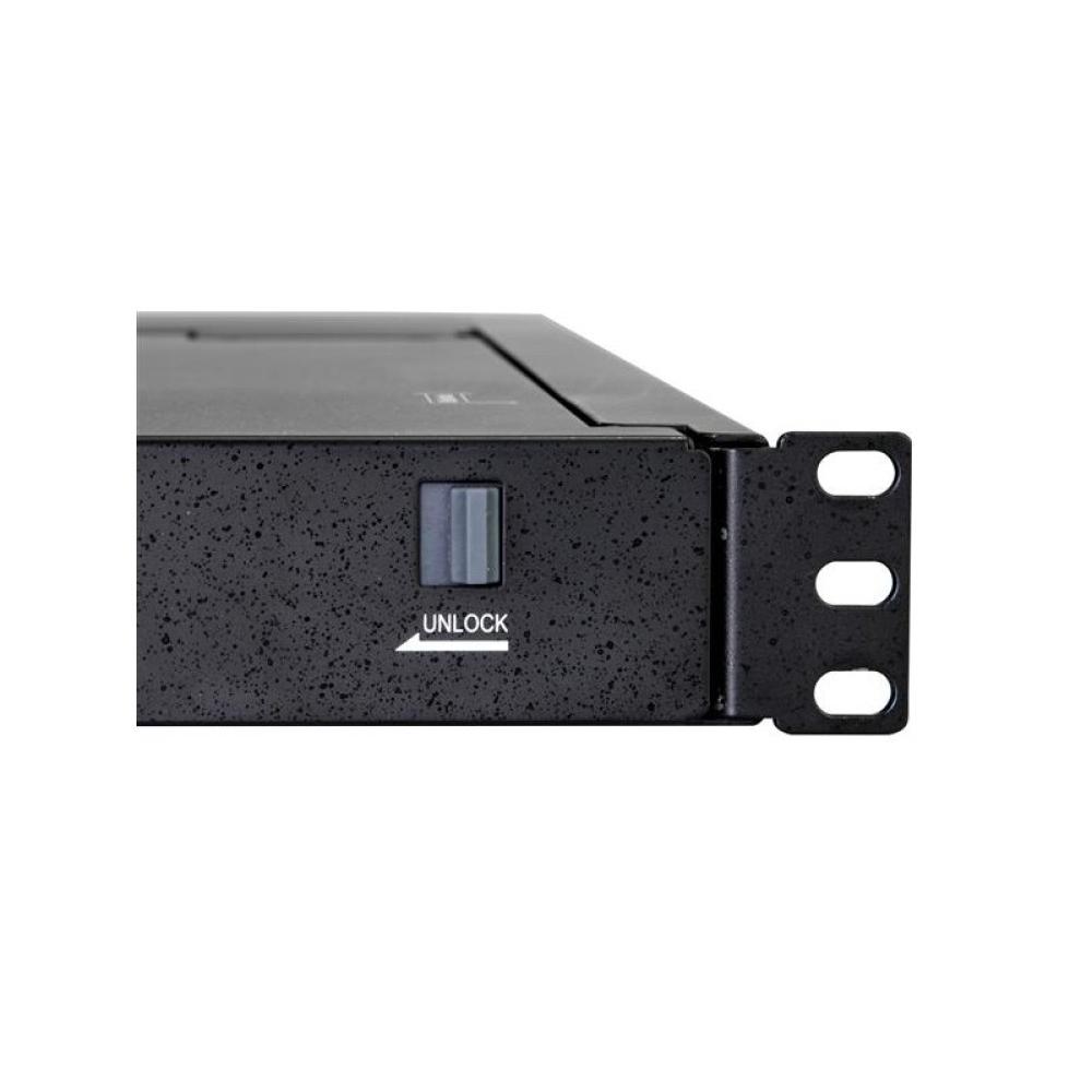 StarTech.com - Consola KVM de Montaje en Rack - Teclado QWERTY - KVM para Rack de Servidores de 1 puerto VGA con Monitor LCD de