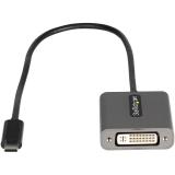 StarTech.com - Adaptador USB C a DVI - Conversor de Vídeo USB Tipo C a DVI-D para Monitor/Proyector - Compatible con Thunderbolt