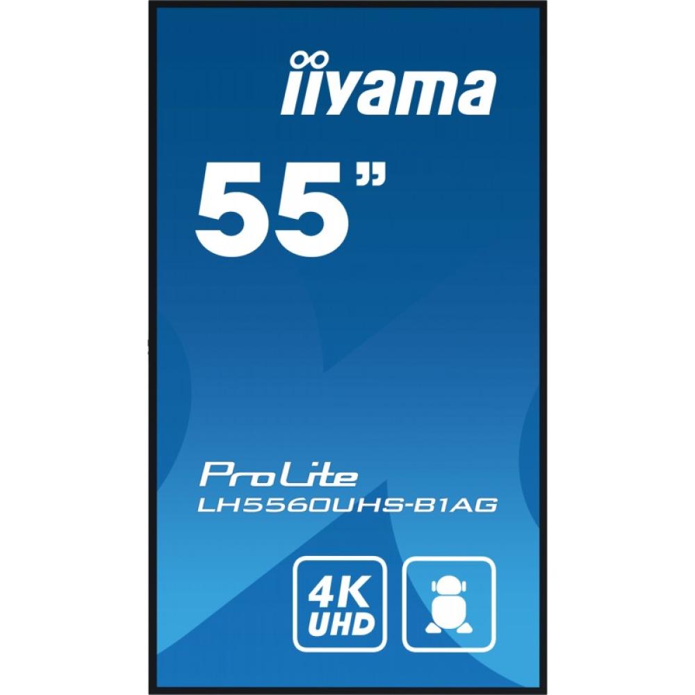 iiyama - LH5560UHS-B1AG pantalla de señalización Pizarra de caballete digital 138,7 cm (54.6") LED Wifi 500 cd / m² 4K Ultra HD