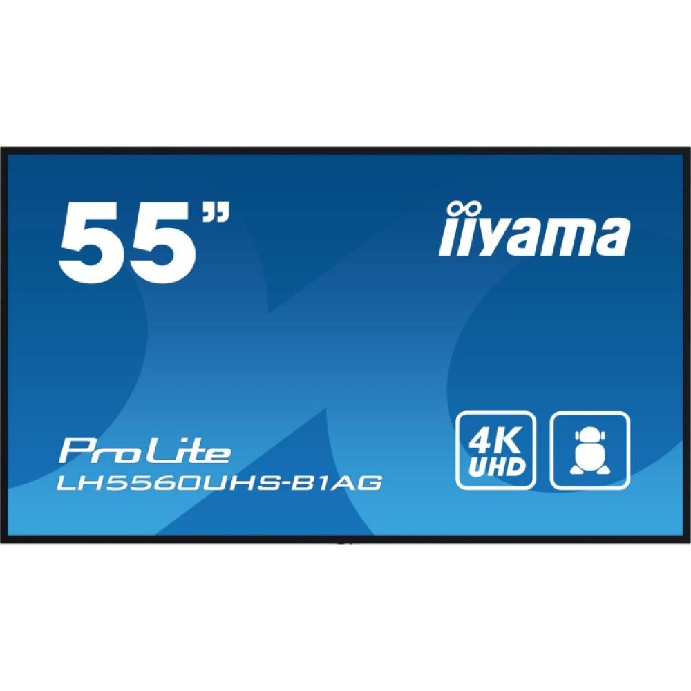 iiyama - LH5560UHS-B1AG pantalla de señalización Pizarra de caballete digital 138,7 cm (54.6") LED Wifi 500 cd / m² 4K Ultra HD
