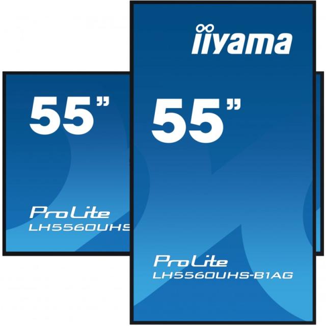 iiyama - LH5560UHS-B1AG pantalla de señalización Pizarra de caballete digital 138,7 cm (54.6") LED Wifi 500 cd / m² 4K Ultra HD