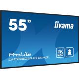 iiyama - LH5560UHS-B1AG pantalla de señalización Pizarra de caballete digital 138,7 cm (54.6") LED Wifi 500 cd / m² 4K Ultra HD
