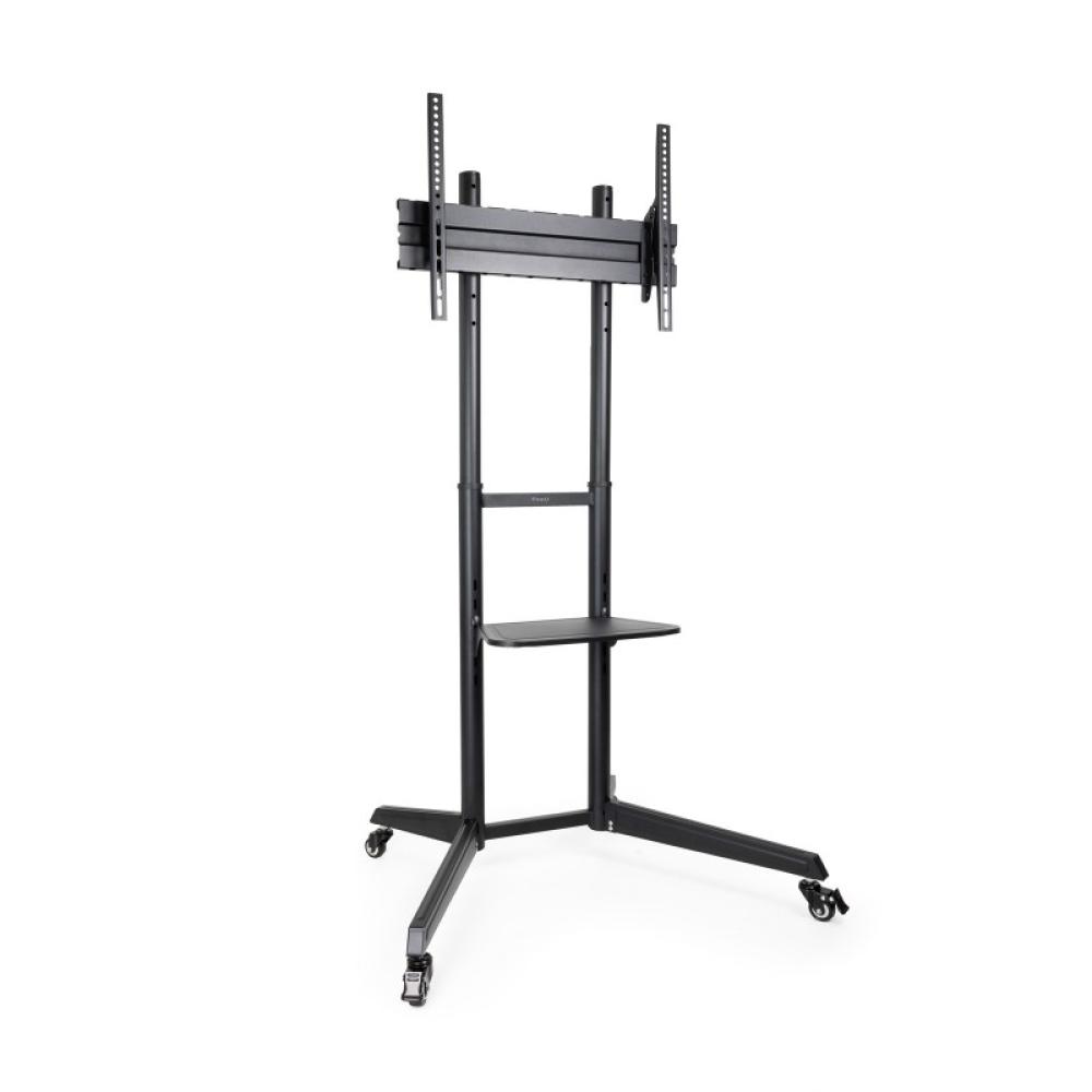 TooQ - RAMSÉS Soporte de Suelo con Ruedas para Pantallas 37"- 70", Negro