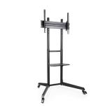 TooQ - RAMSÉS Soporte de Suelo con Ruedas para Pantallas 37"- 70", Negro