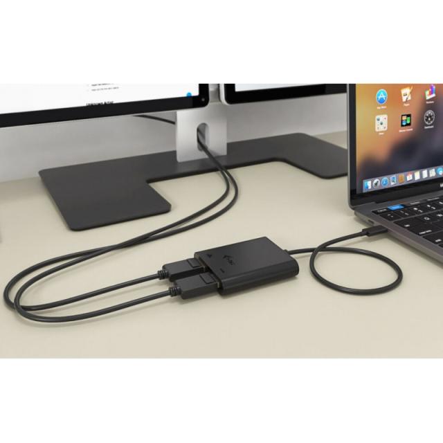 i-tec - USB-C Dual 4K/60Hz (single 8K/30Hz) HDMI Video Adapter