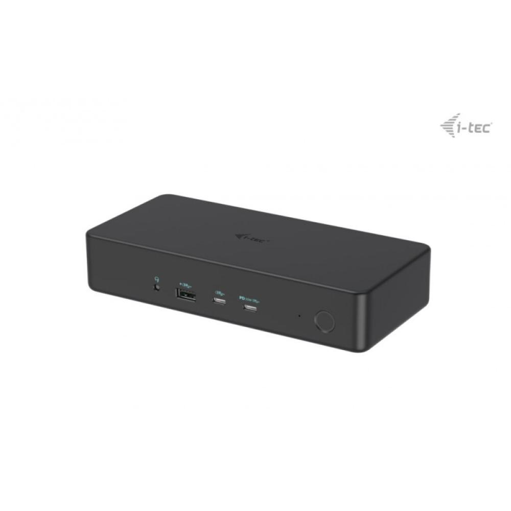 i-tec - USB 3.0 / USB-C / Thunderbolt 3 Professional Dual 4K Display Docking Station Generation 2 + Power Delivery 100W