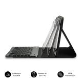 SUBBLIM - Funda con Teclado KEYTAB PRO BLUETOOTH 10,1" Red