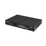 Edimax - GS-5210PL switch Gestionado Gigabit Ethernet (10/100/1000) Negro