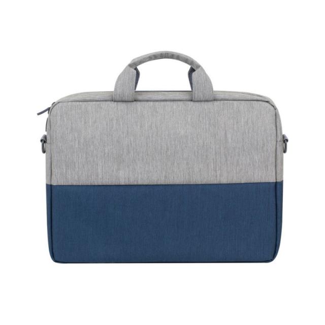 Rivacase - 7532 39,6 cm (15.6") Maletín Azul, Gris