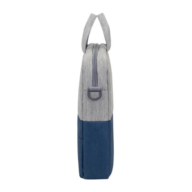 Rivacase - 7532 39,6 cm (15.6") Maletín Azul, Gris