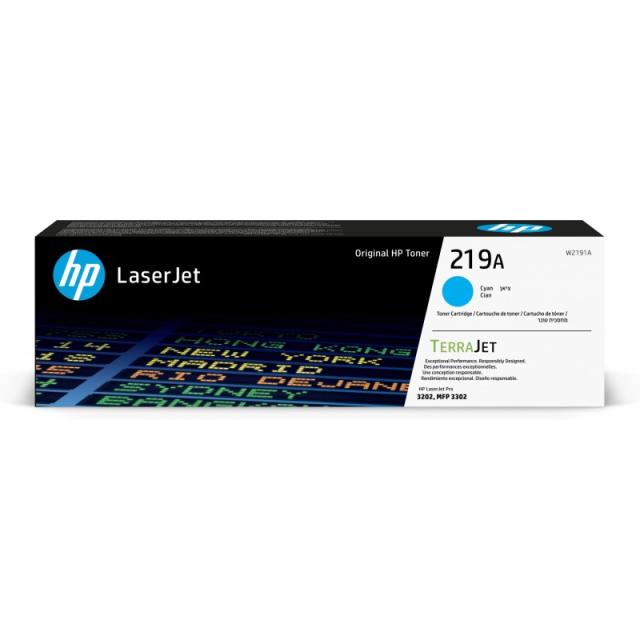 HP - Cartucho de Tóner Original LaserJet 219A cian