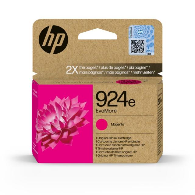 HP - Cartucho de Tinta Original EvoMore 924e magenta