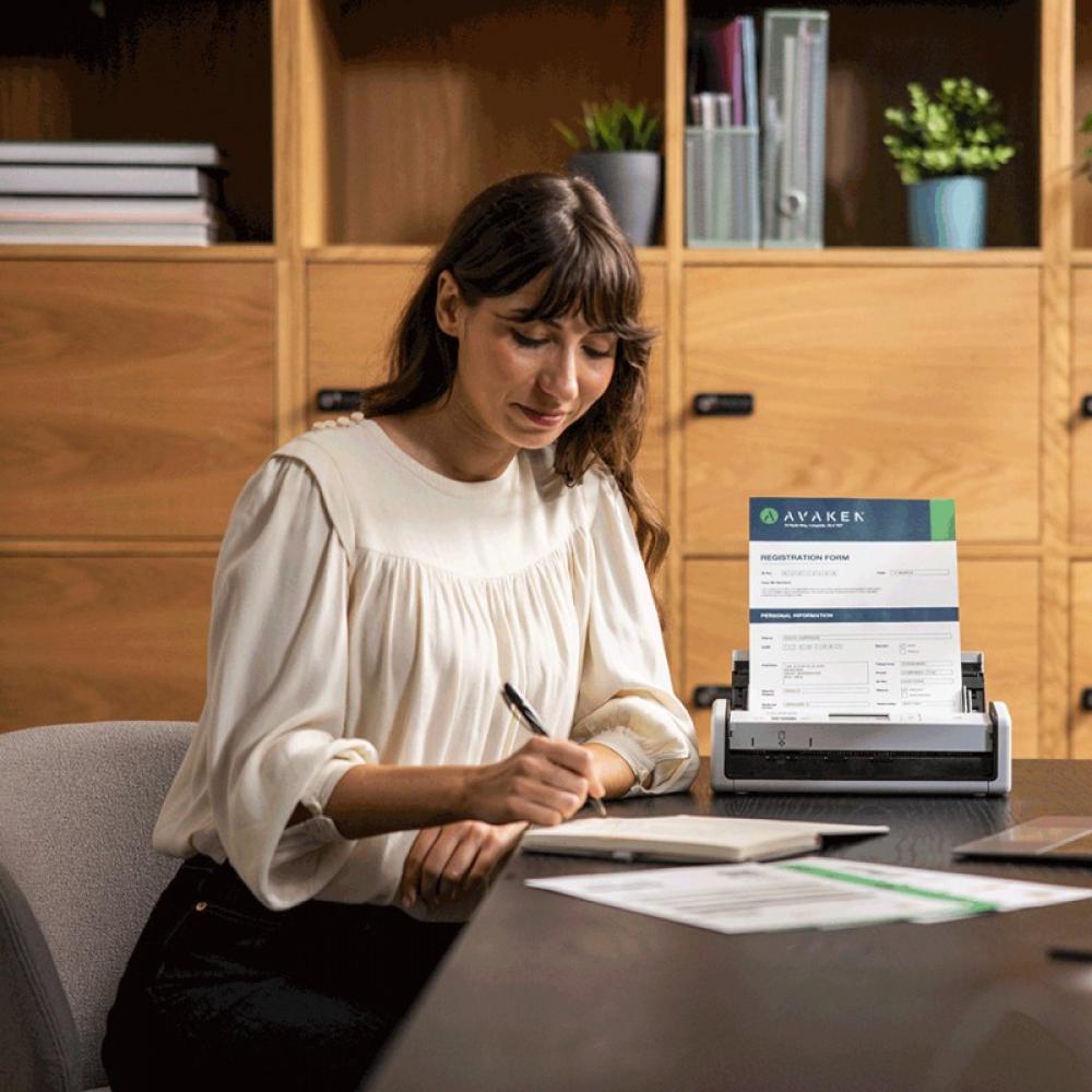 Brother - ADS-1800W Escáner con alimentador automático de documentos (ADF) 1200 x 1200 DPI A4 Blanco