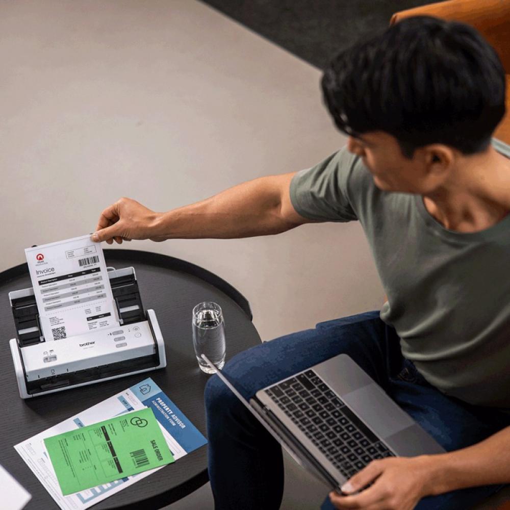 Brother - ADS-1300 Escáner con alimentador automático de documentos (ADF) 1200 x 1200 DPI A4 Blanco