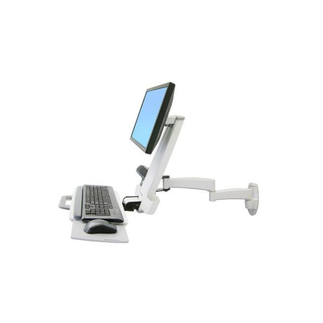 Ergotron - 200 Series Combo Arm 61 cm (24") Blanco Pared