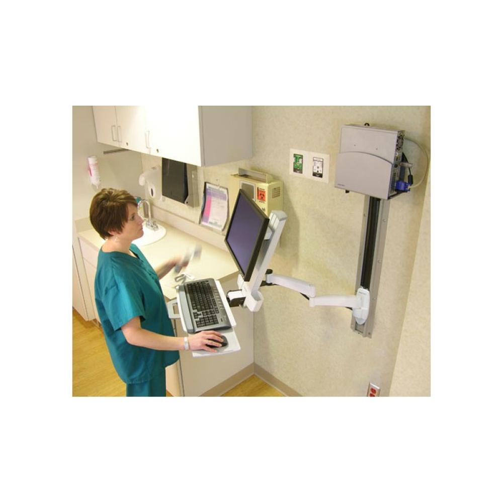 Ergotron - 200 Series Combo Arm 61 cm (24") Blanco Pared