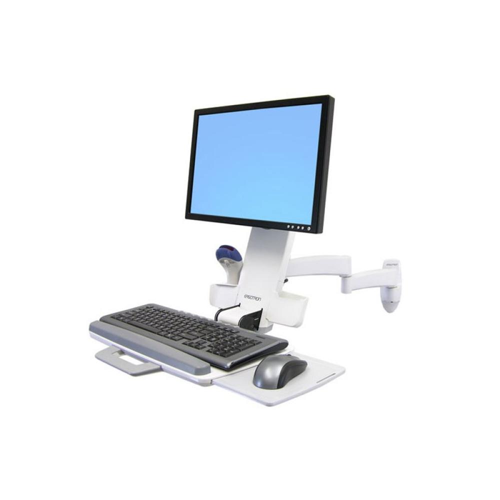 Ergotron - 200 Series Combo Arm 61 cm (24") Blanco Pared