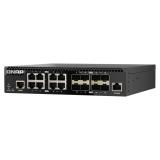 QNAP - QSW-M3216R-8S8T switch Gestionado L2/L3 10G Ethernet (100/1000/10000) 1U Negro