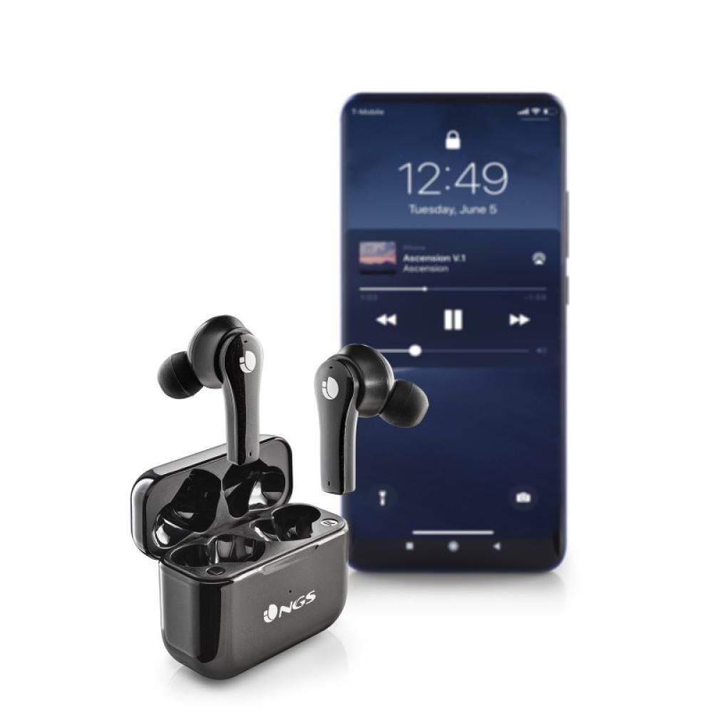 NGS - ARTICA BLOOM Auriculares Inalámbrico Dentro de oído Llamadas/Música USB Tipo C Bluetooth Negro