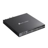 TP-Link - Omada SG6654XHP switch Gestionado L3 Gigabit Ethernet (10/100/1000) Energía sobre Ethernet (PoE) 1U Negro