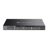 TP-Link - Omada SG6654XHP switch Gestionado L3 Gigabit Ethernet (10/100/1000) Energía sobre Ethernet (PoE) 1U Negro