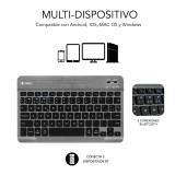 SUBBLIM - Funda con Teclado KeyTab Pro BT Samsung Galaxy Tab A9 +11”