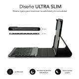 SUBBLIM - Funda con Teclado KeyTab Pro BT Samsung Galaxy Tab A9 +11”
