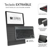 SUBBLIM - Funda con Teclado KeyTab Pro BT Samsung Galaxy Tab A9 +11”
