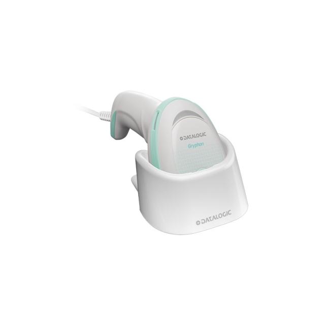 Datalogic - Gryphon I GD4520 Lector de códigos de barras portátil 1D/2D Blanco - GD4520-HCK1-HD