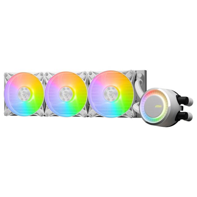 MSI - MAG Coreliquid E360 White Placa base, Procesador Kit de refrigeración líquida 12 cm Blanco