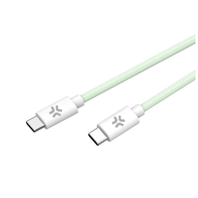 Celly - USBCUSBCCOTTGN cable USB 1,5 m USB C Verde, Blanco