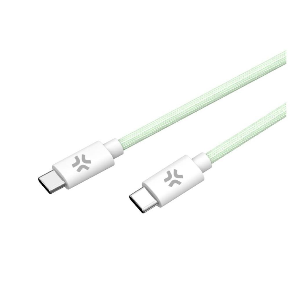 Celly - USBCUSBCCOTTGN cable USB 1,5 m USB C Verde, Blanco