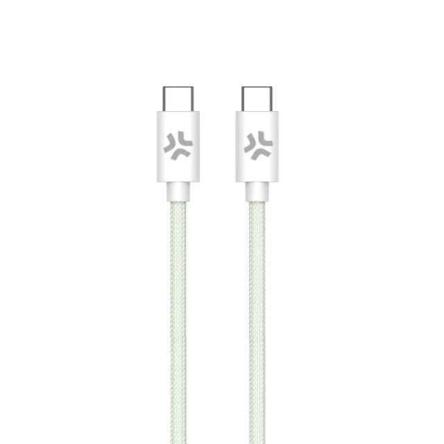 Celly - USBCUSBCCOTTGN cable USB 1,5 m USB C Verde, Blanco