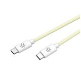 Celly - USBCUSBCCOTTYL cable USB 1,5 m USB C Blanco, Amarillo