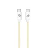 Celly - USBCUSBCCOTTYL cable USB 1,5 m USB C Blanco, Amarillo