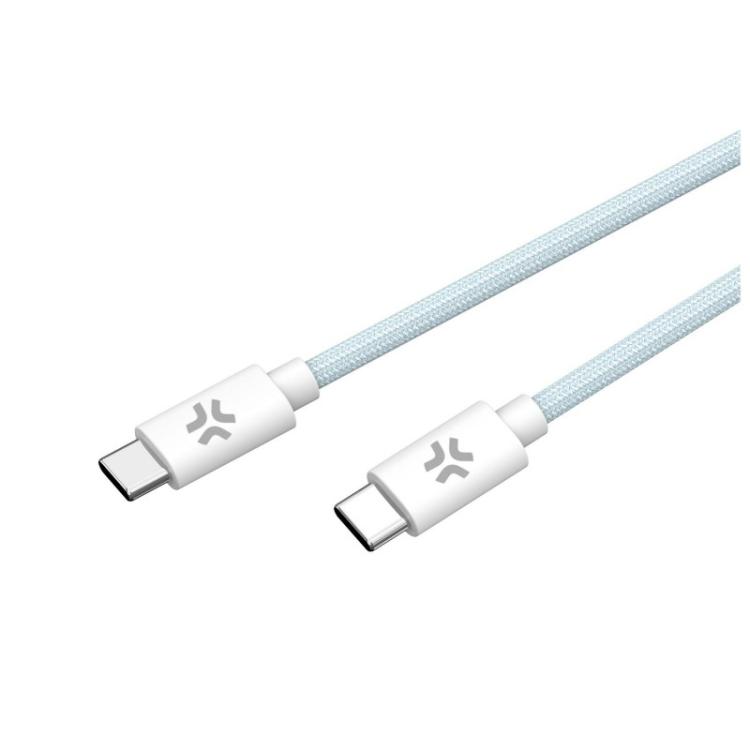 Celly - USBCUSBCCOTTLB cable USB 1,5 m USB C Azul, Blanco